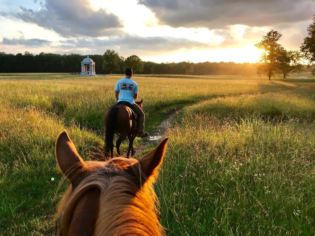 Horseback riding at Chickamauga and Chattanooga National Battlefield Park. Photo by Erik Ragan