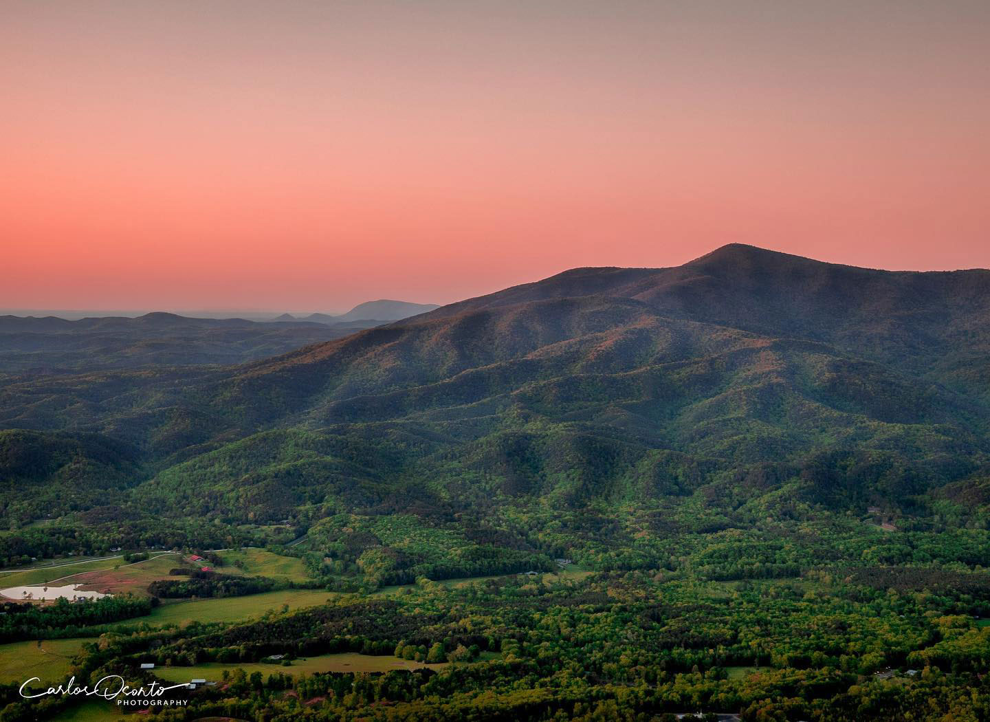 Scenic view of Fort Mountain State Park in Chatsworth, Georgia. Photo by @carlosphotography