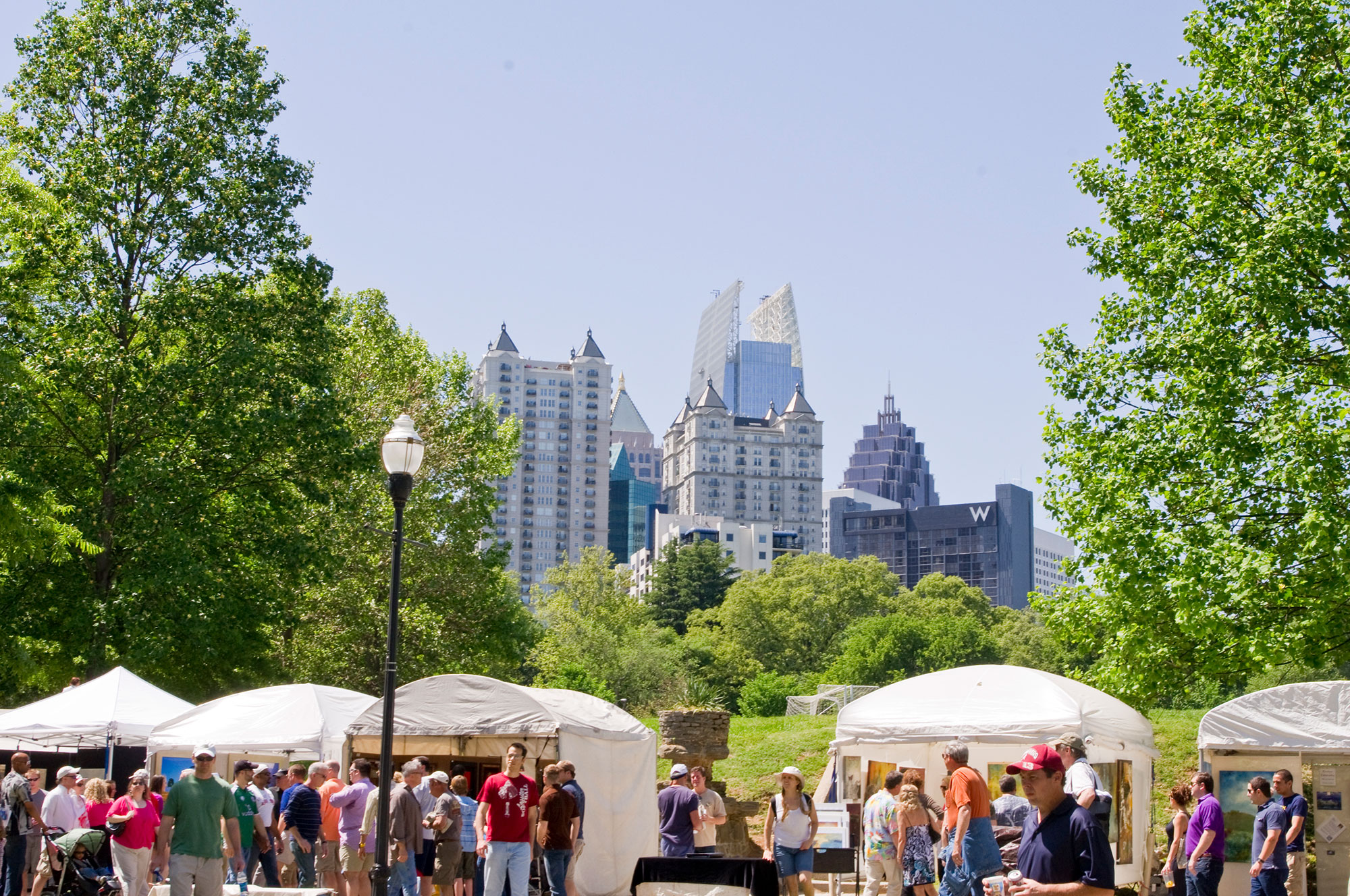 Atlanta Dogwood Festival in Piedmont Park in Atlanta, Georgia