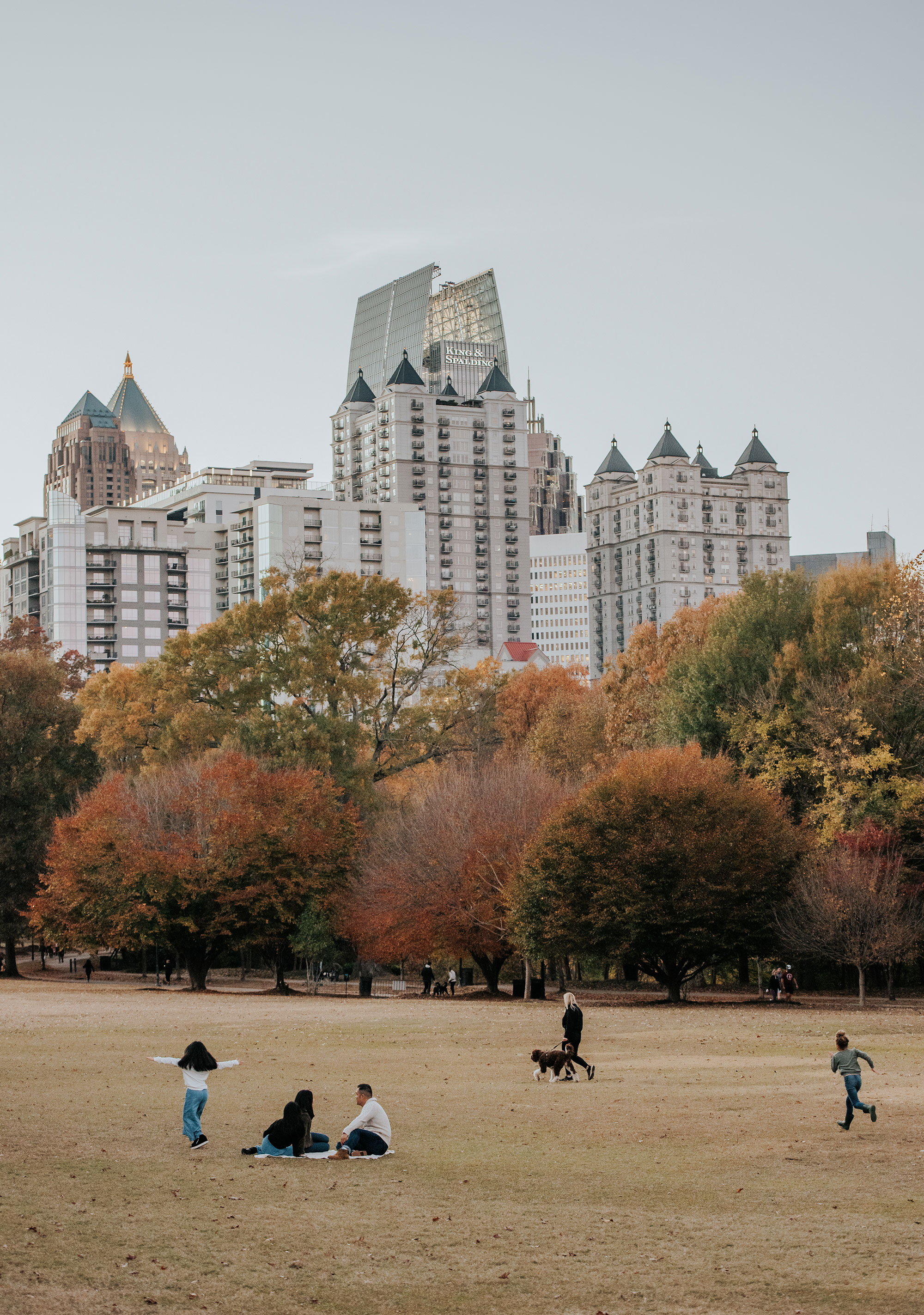 Piedmont Park in Atlanta. Photo by @gcalebjones