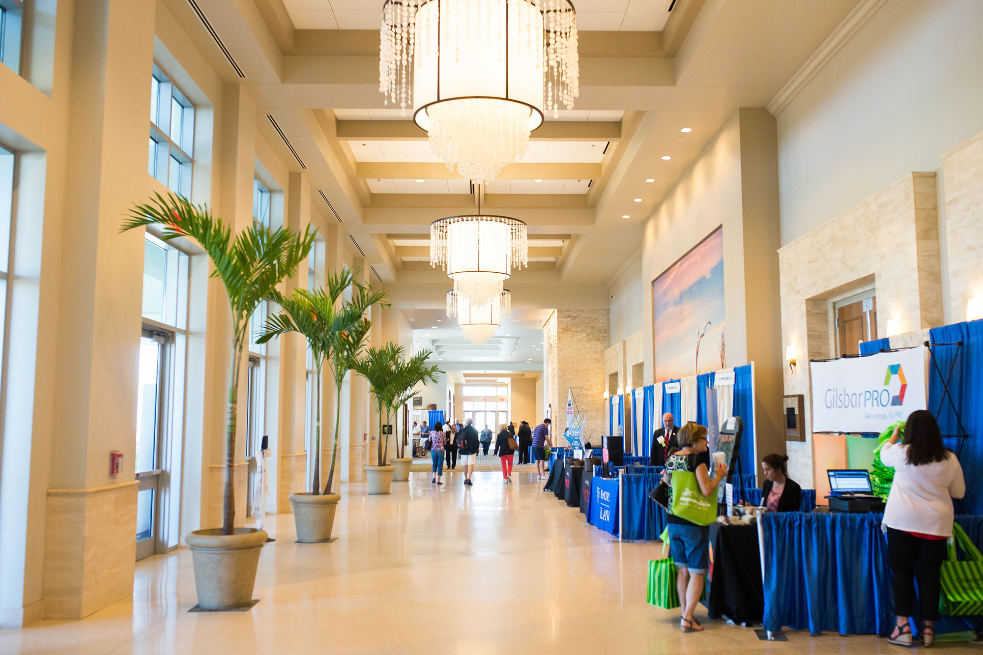 Interior Jekyll Island Convention Center on Jekyll Island, Georgia