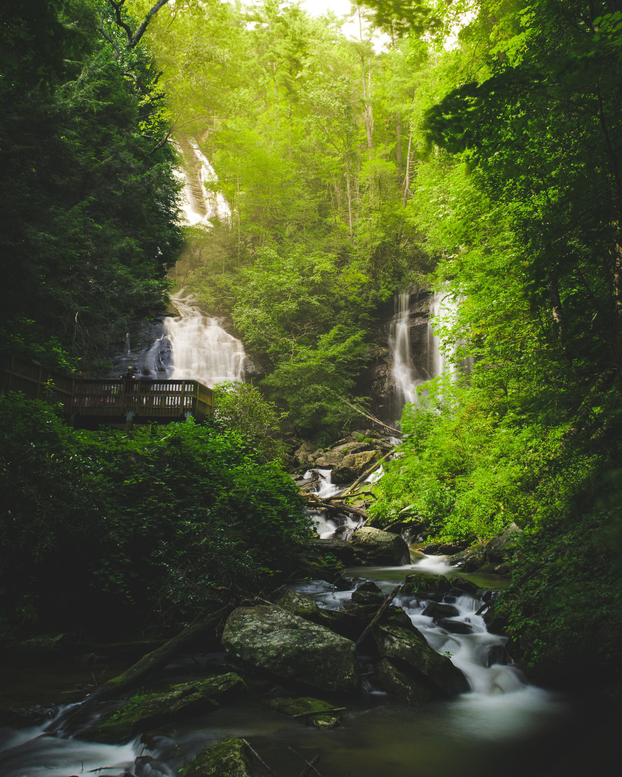Anna Ruby Falls in Helen, Georgia