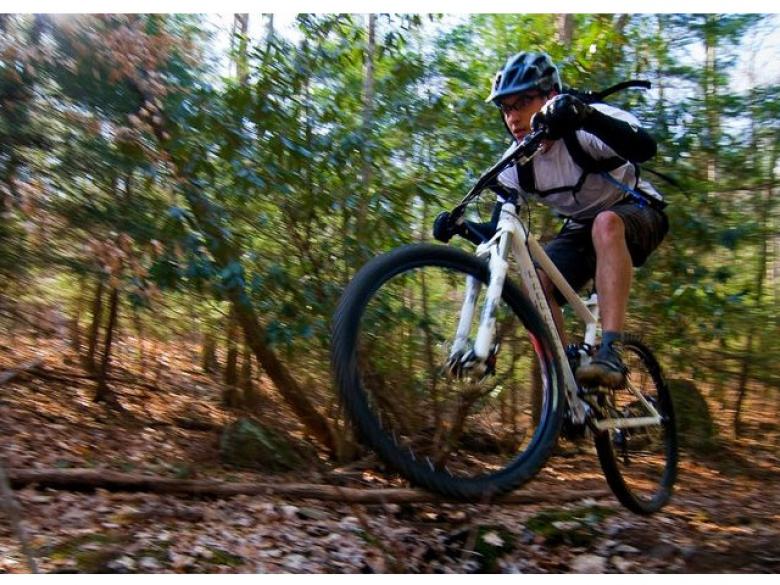 Mountain biking on Aska Trails