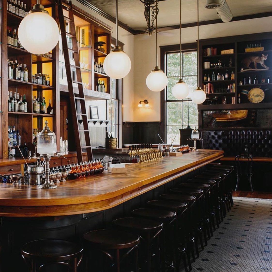 The bar at Kimball House in Decatur, Georgia
