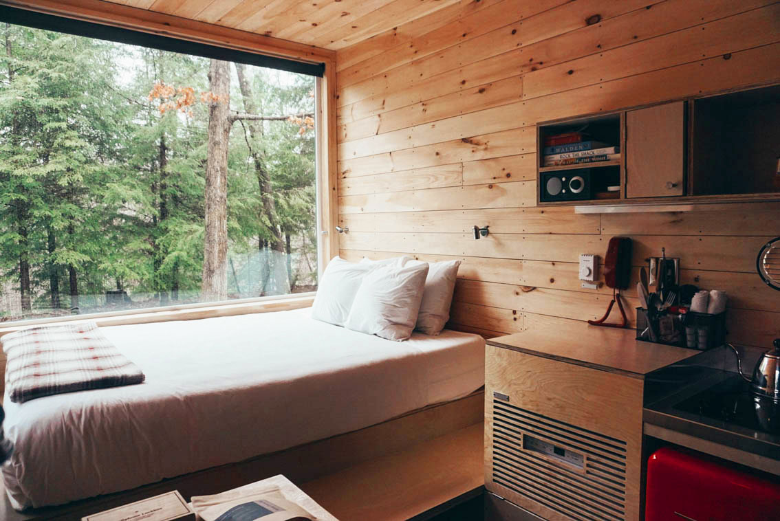 Getaway cabin interior in Suches, Georgia