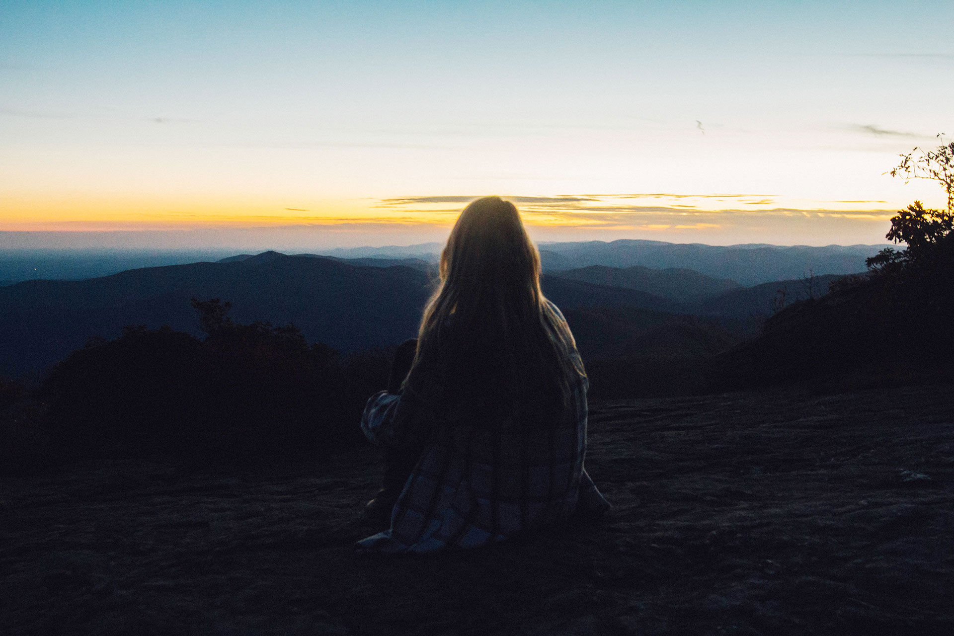 Sunset on Blood Mountain in Blairsville, Georgia. | Wander North Georgia
