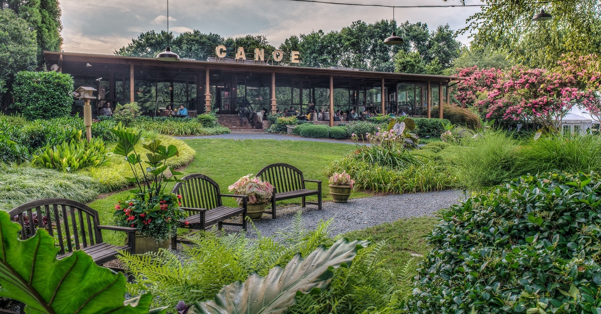 Outdoors at Canoe Restaurant in Atlanta, Georgia