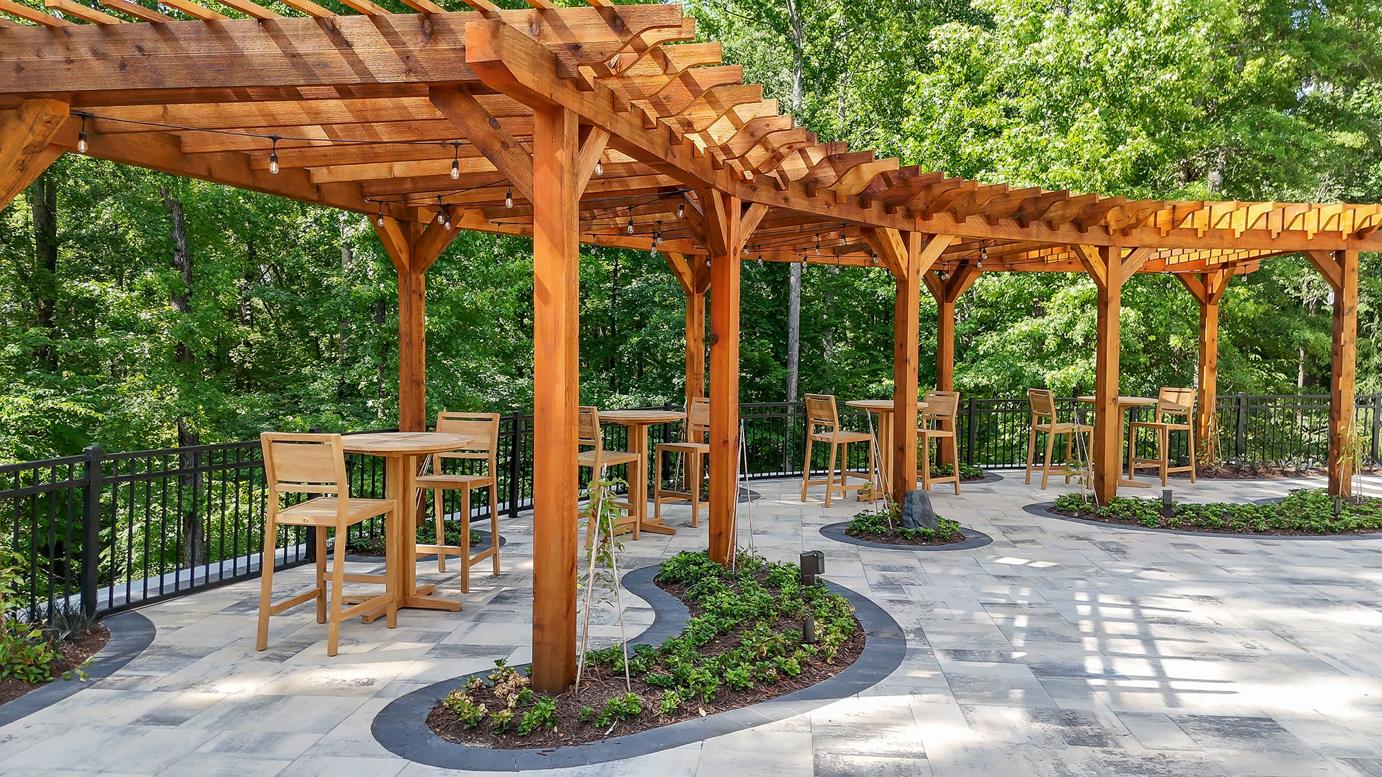 Garden meeting space at Chateau Elan Winery & Resort in Braselton, Georgia
