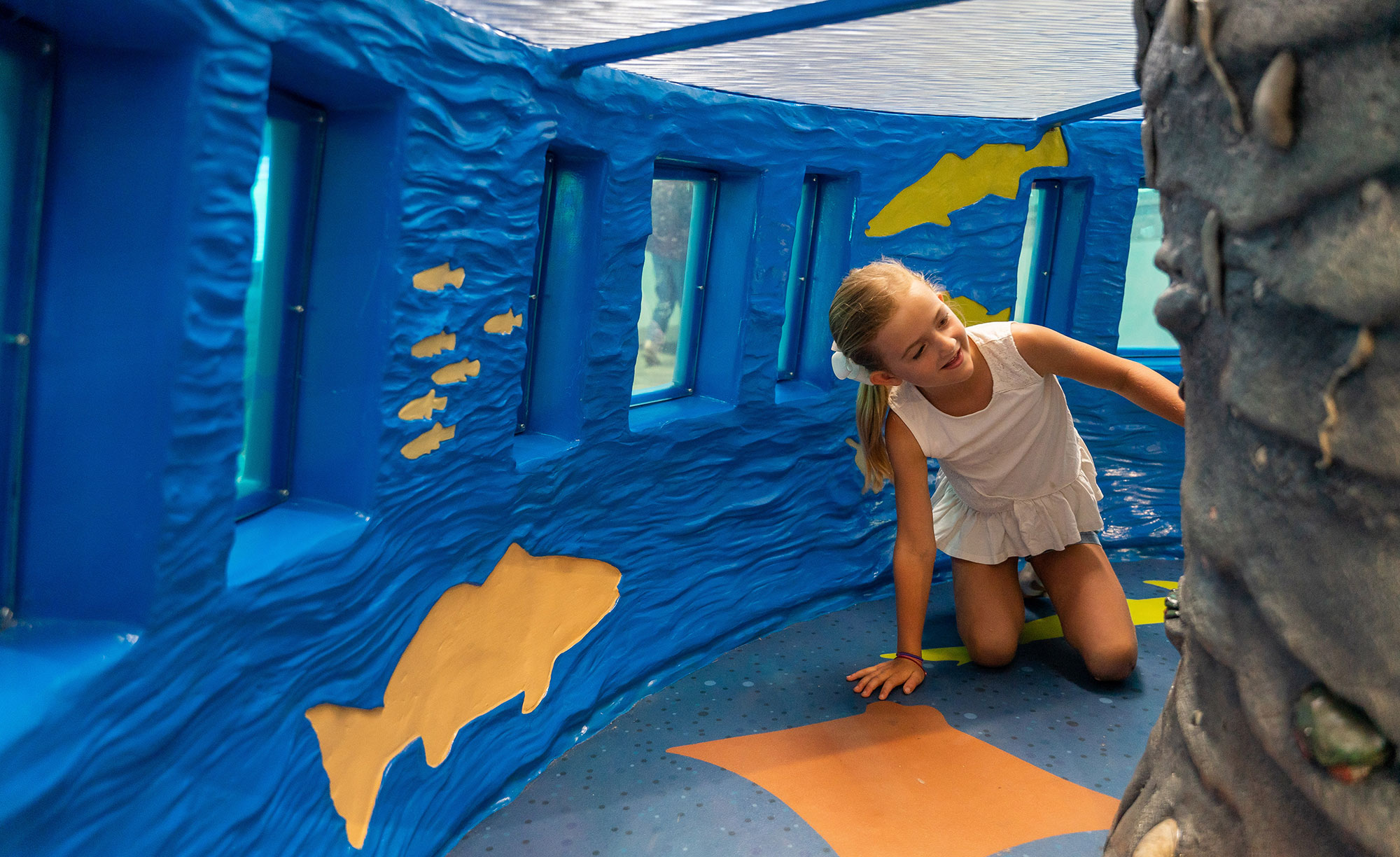 Child playing at Mosaic on Jekyll Island, Georgia. Photo courtesy @jekyll_island