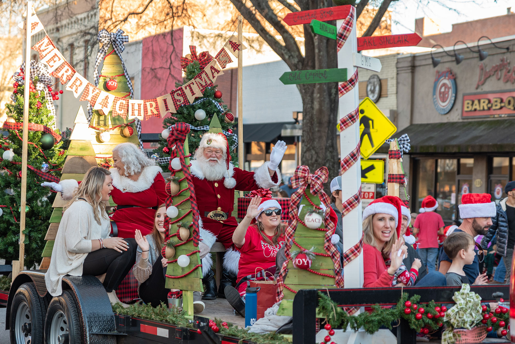Christmas Parade in Milledgeville, Georgia