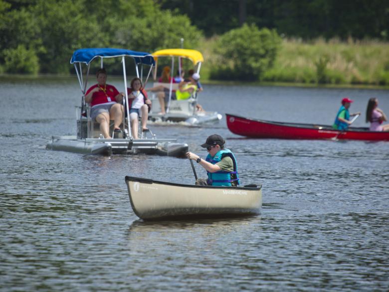 A.H. Stephens State Park canoes