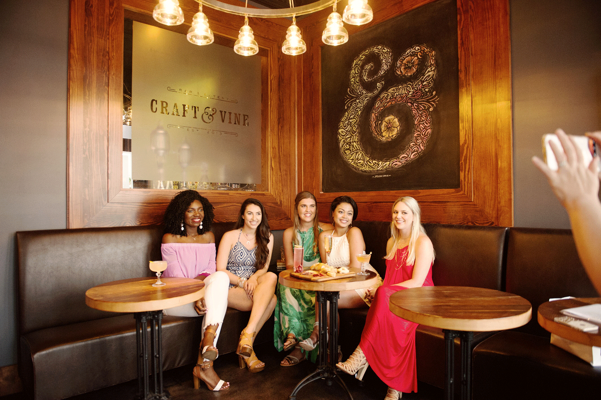 Women at Craft & Vine in Augusta, Georgia
