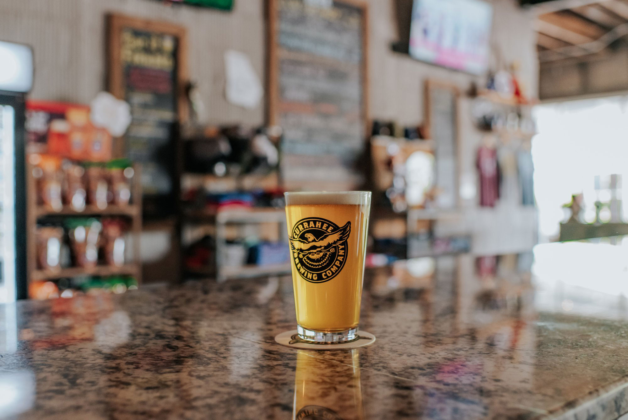 Beer at Currahee Brewing Company in Clayton, Georgia