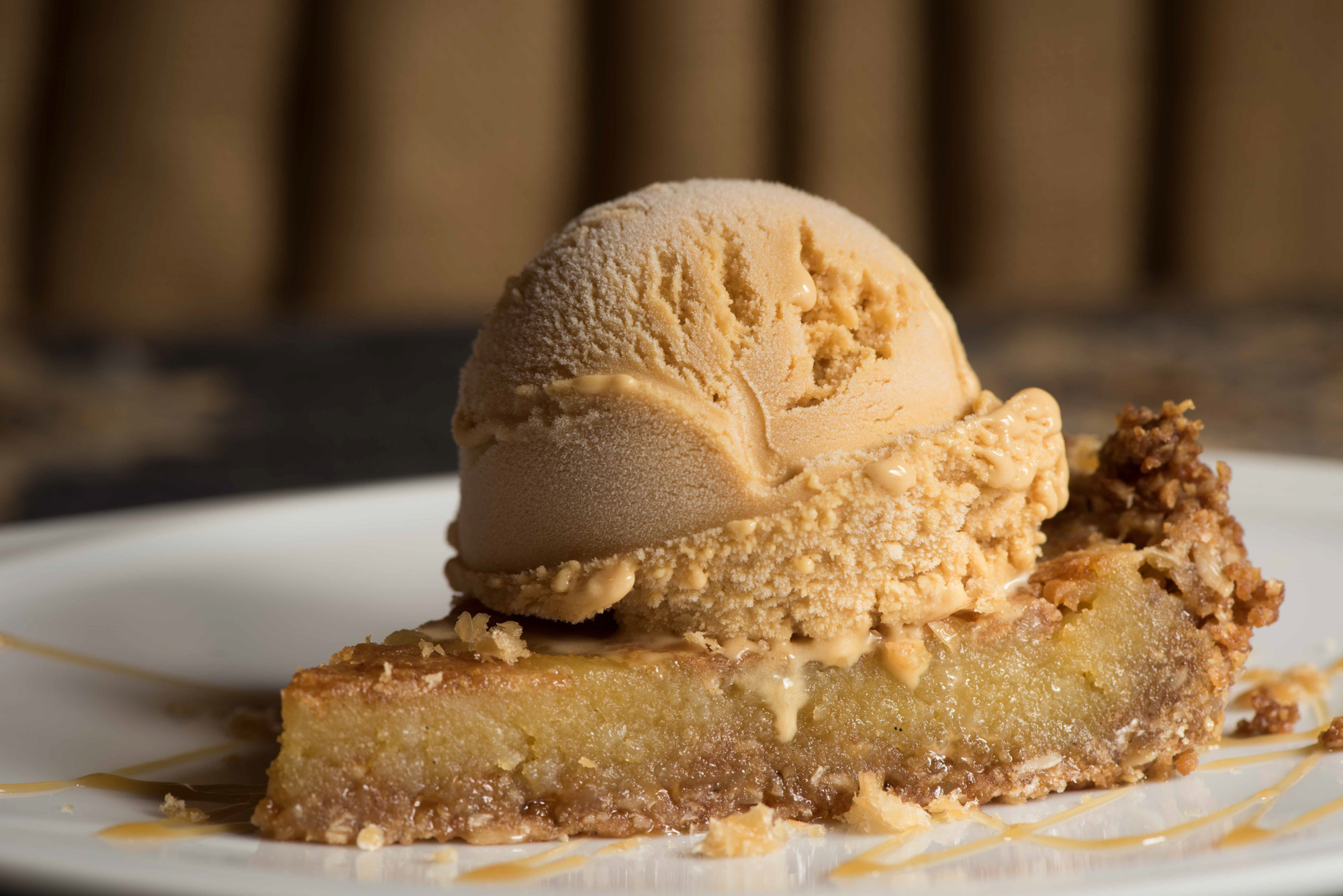 Crack pie at Dovetail in Macon, Georgia