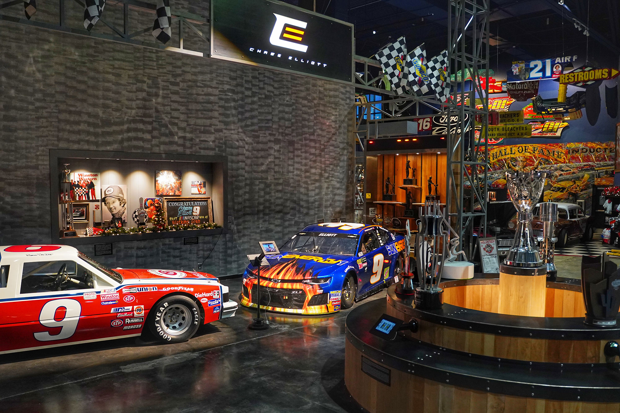 Elliott exhibit at Georgia Racing Hall of Fame in Dawsonville, Georgia