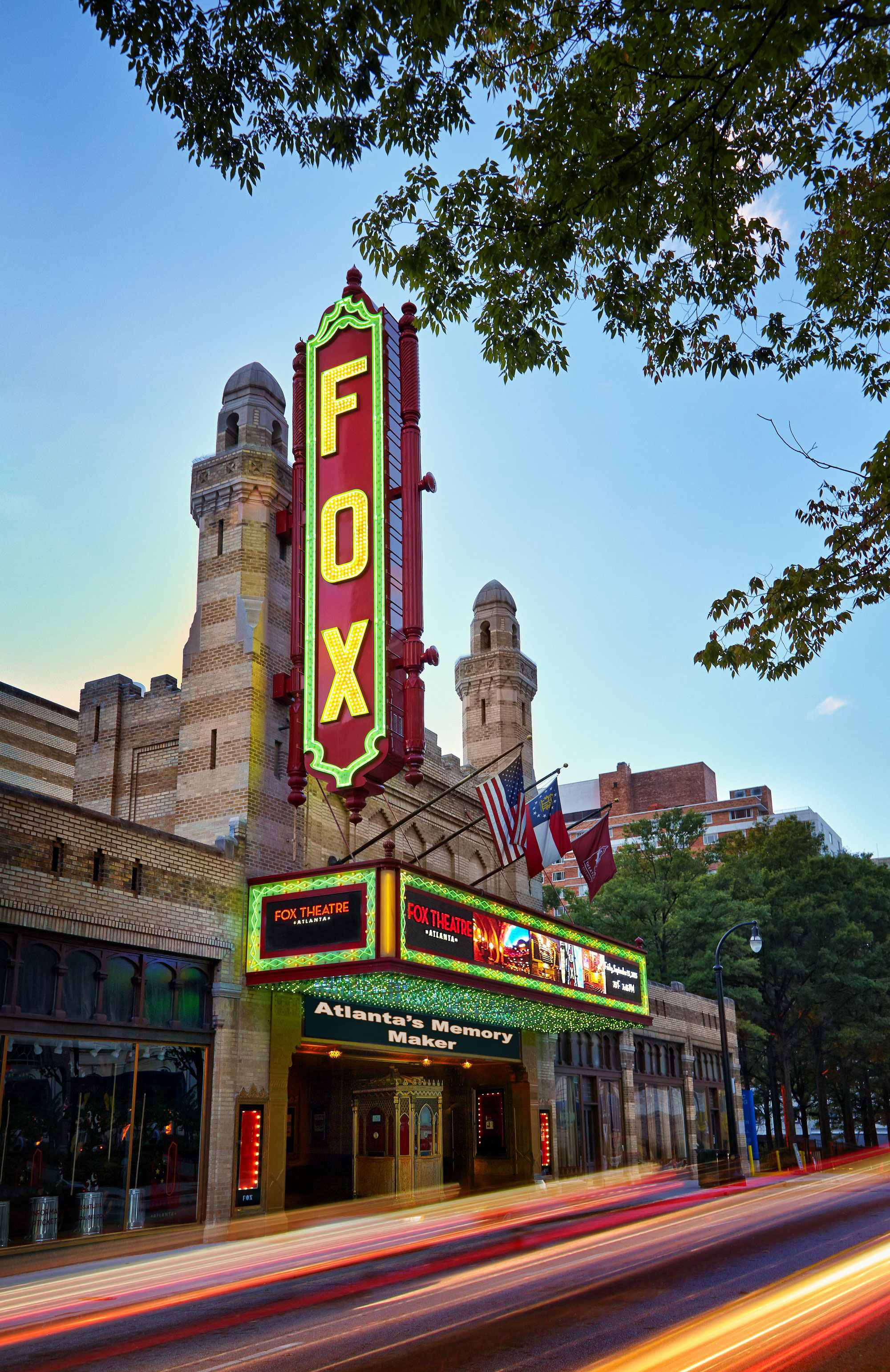 Exterior of The Fox Theatre in Atlanta, Georgia