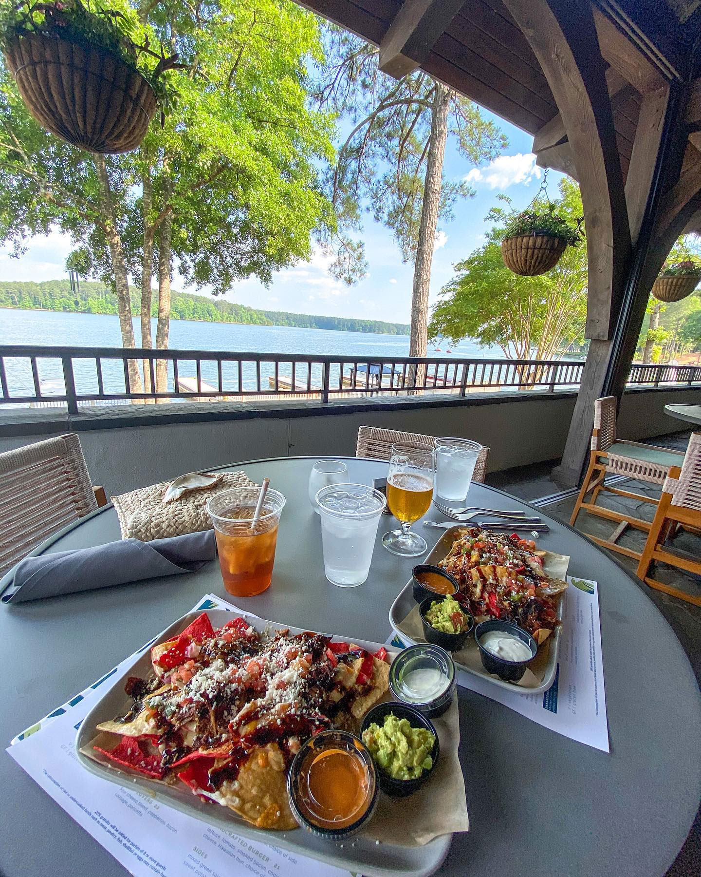 Food at Gaby's by the Lake in Greensboro, Georgia