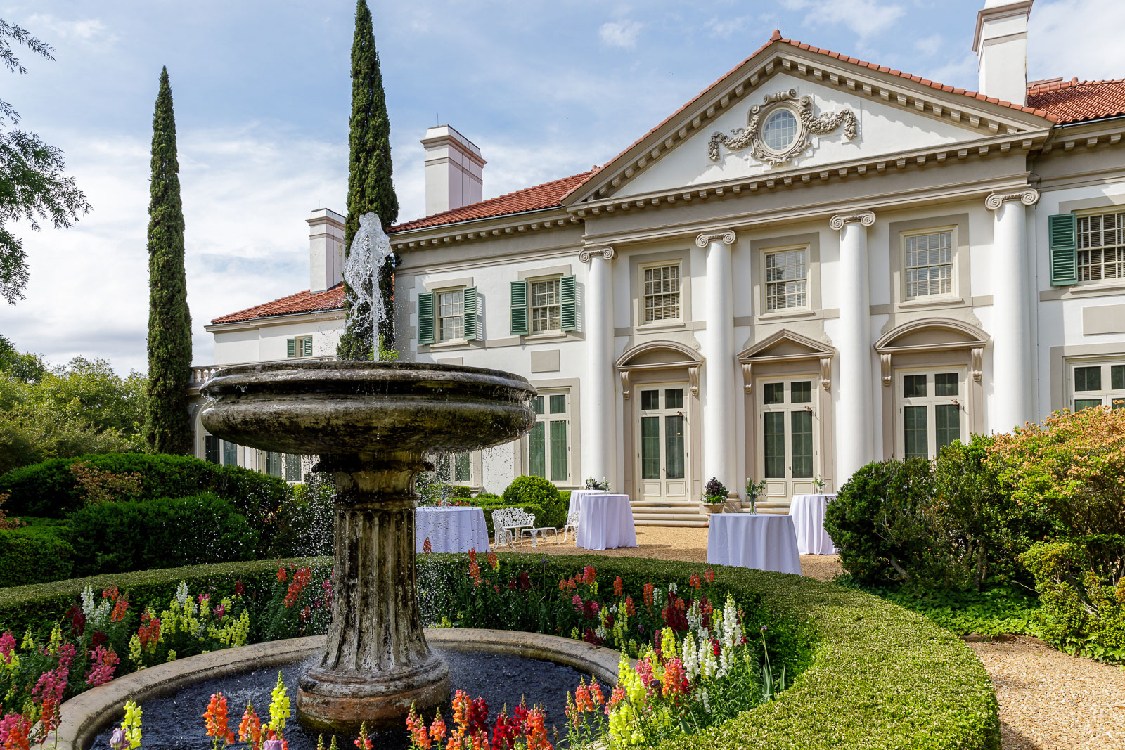Garden at Hills and Dales Estate in LaGrange, Georgia