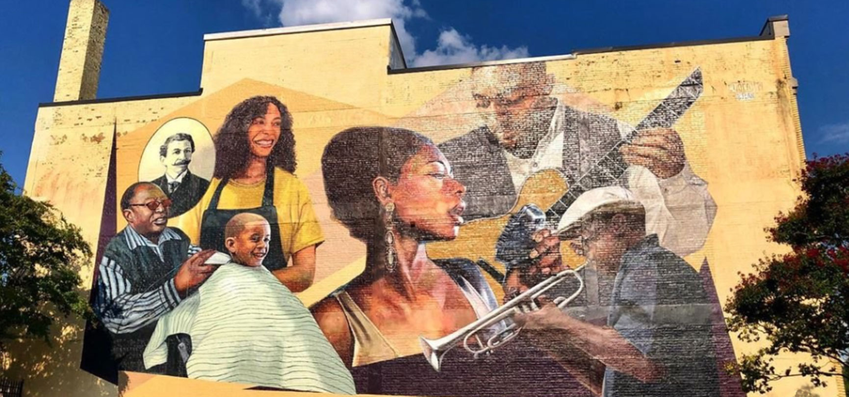 Hot Corner: An Athens Legacy mural in Athens, Georgia