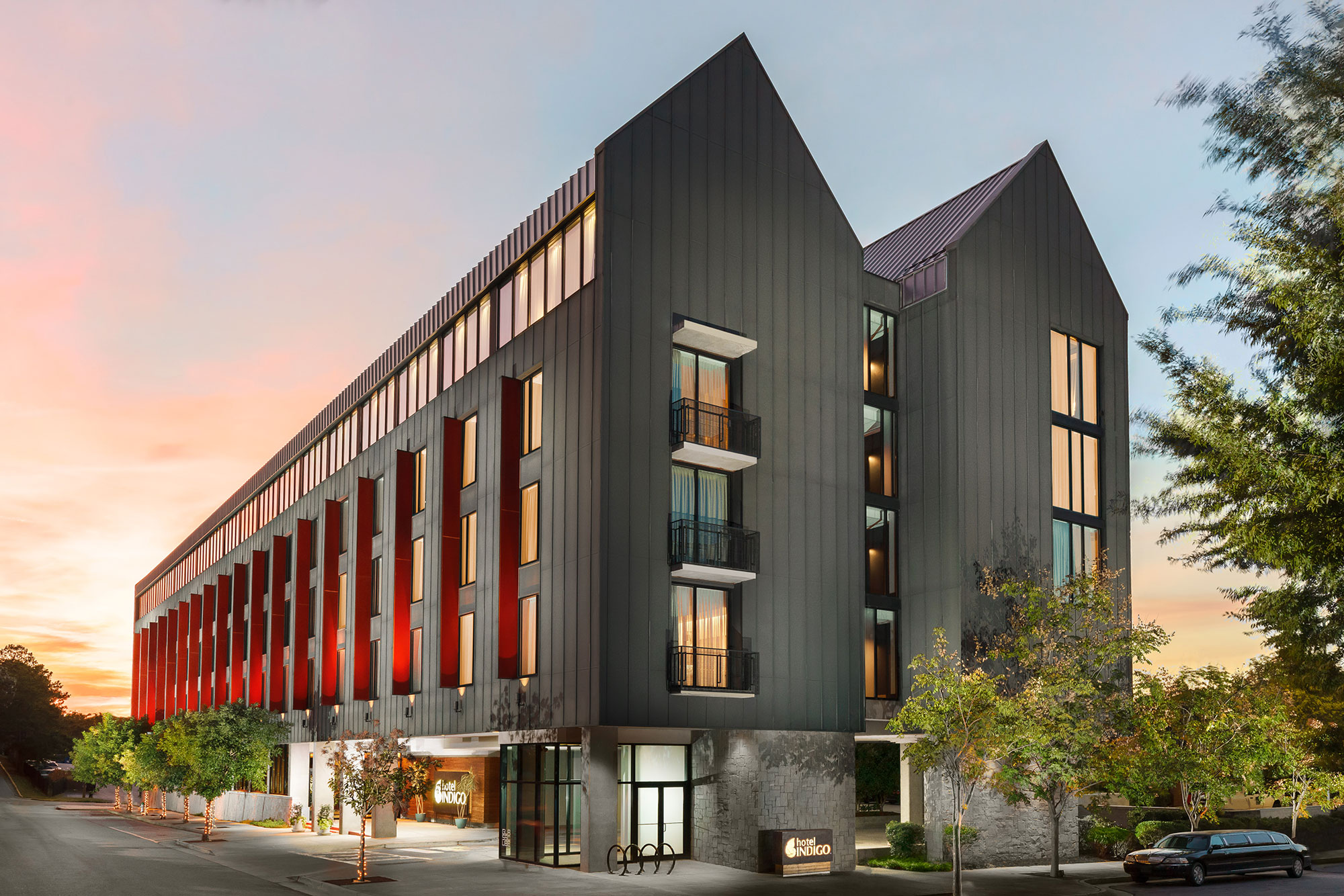 Exterior of Hotel Indigo in Athens, Georgia
