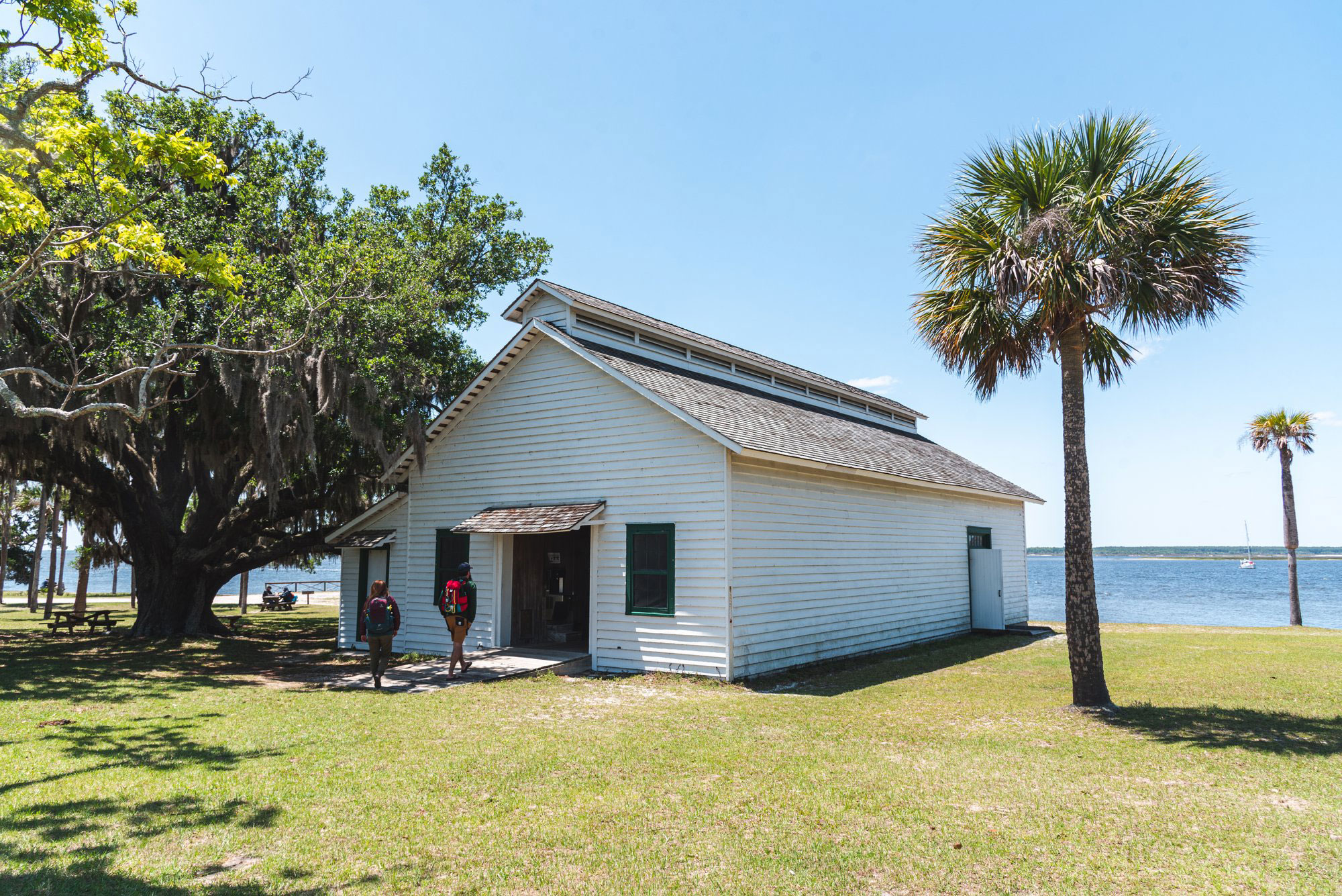 Exterior of the Ice House Museum on Cumberland Island, Georgia