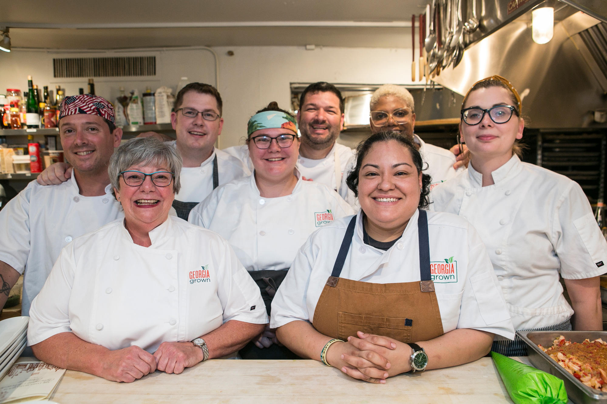 Georgia Grown chefs at James Beard House. Photo by Rina Oh