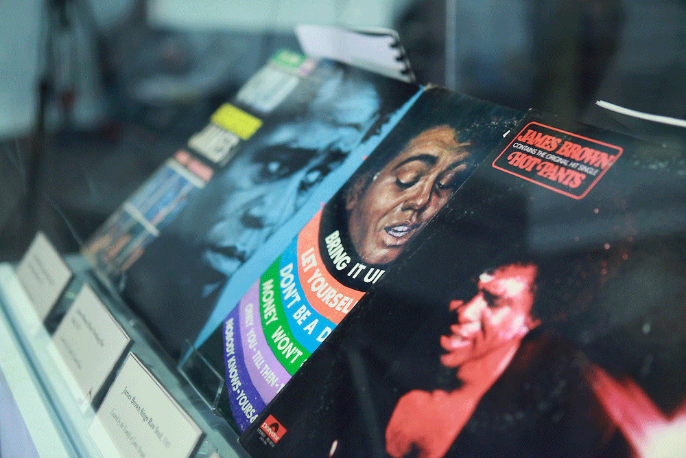 James Brown records at the Augusta Museum of History