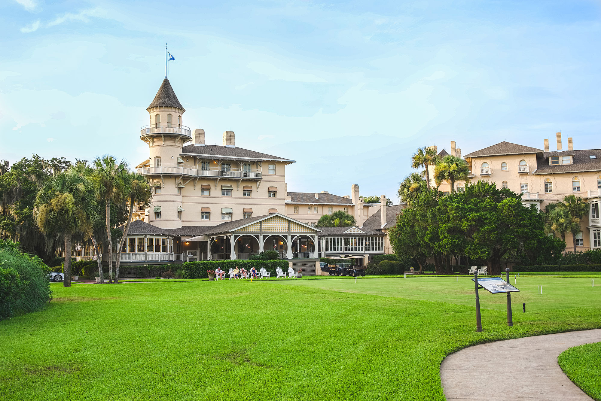 Jekyll Island Club Resort on Jekyll Island, Georgia. Photo by @wandernorthga