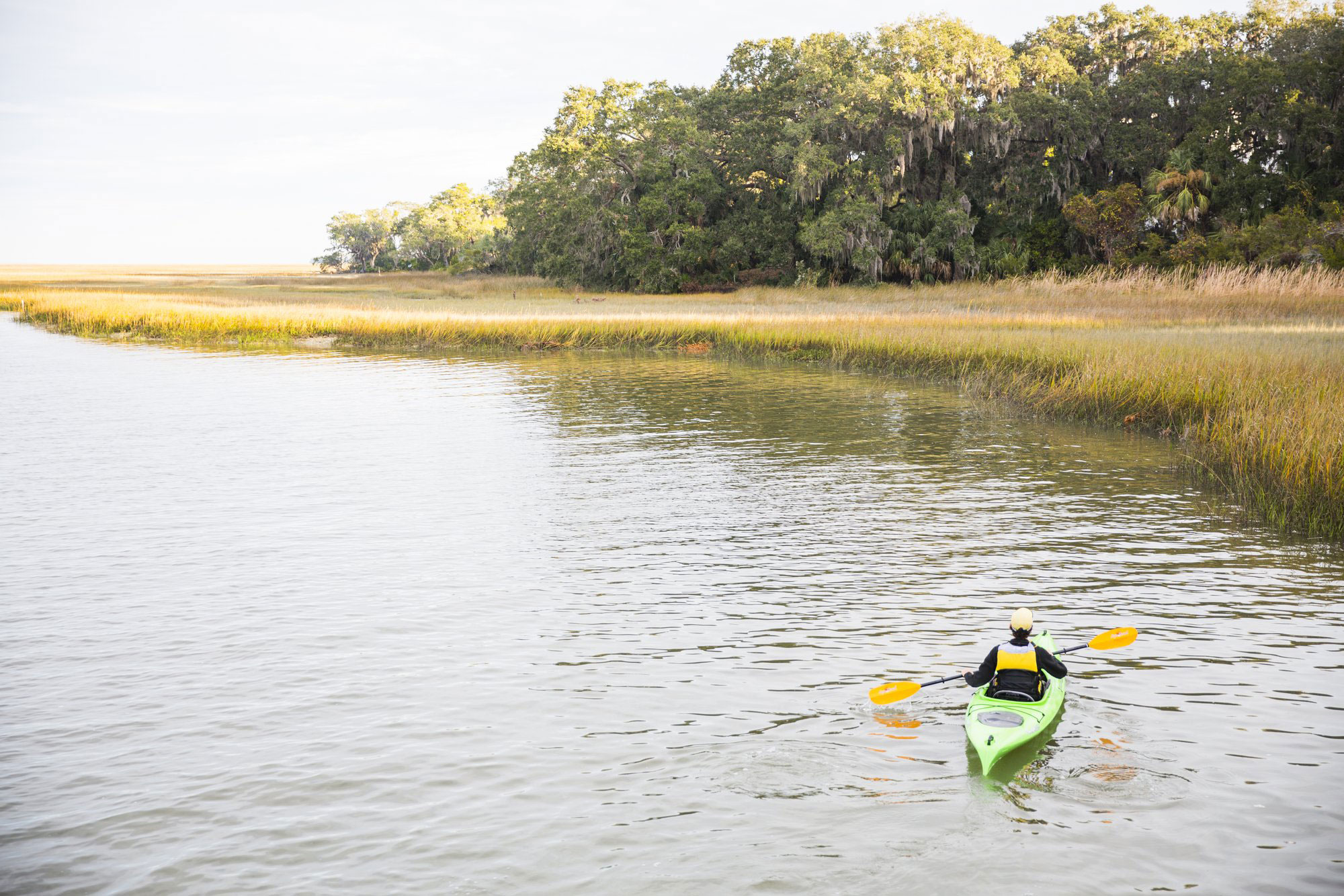 Kayaking on Cumberland Island, Georgia