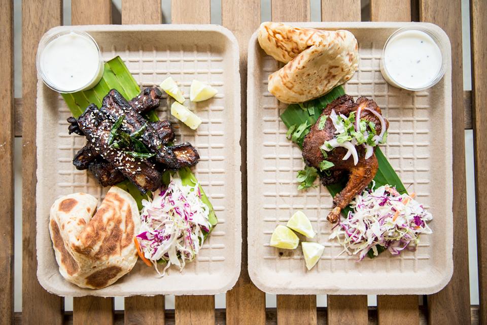 Tamarind glazed spare ribs and tandoori chicken plates at Botiwalla by Mia Yakel Photography. Photo: Facebook
