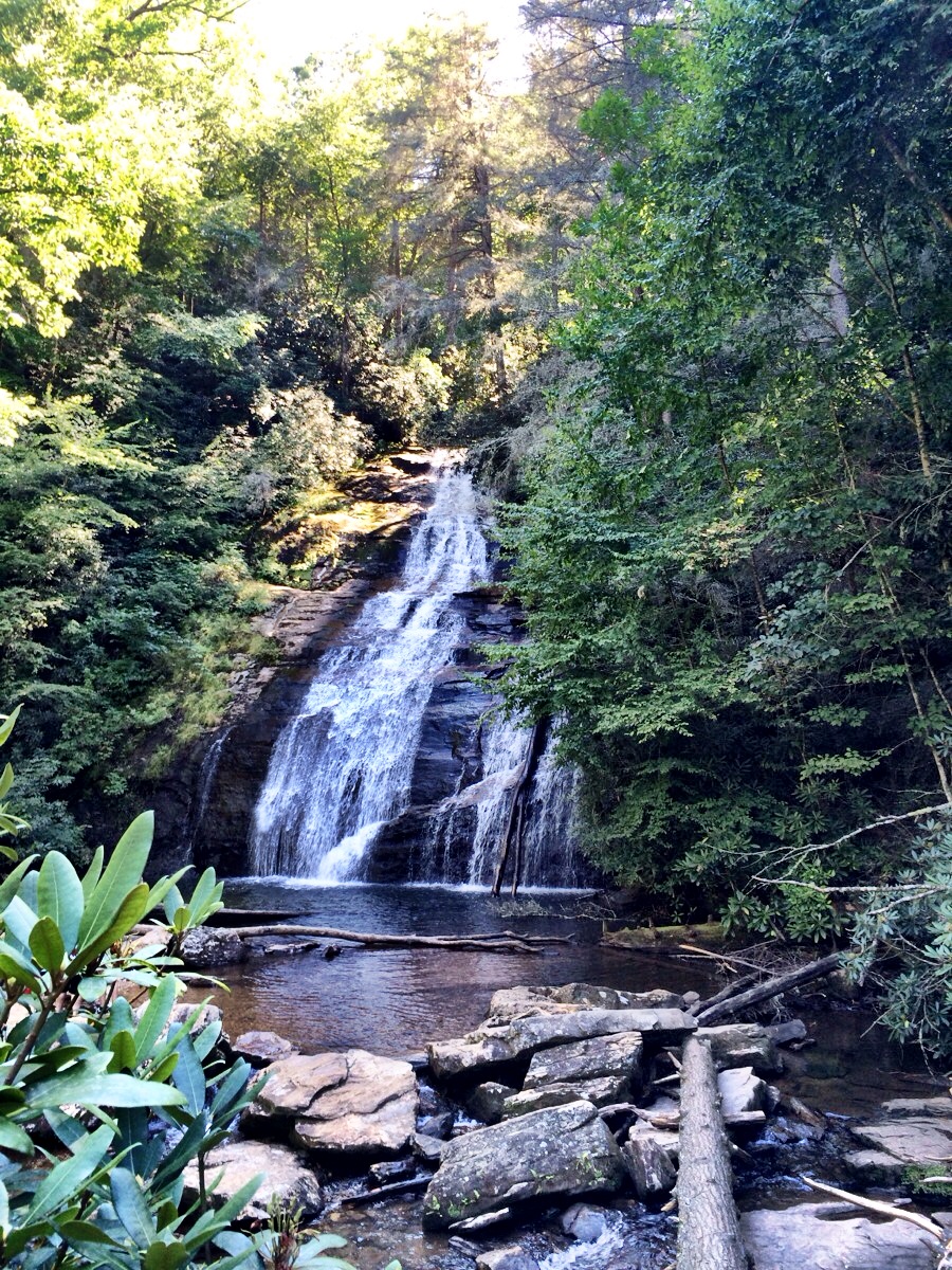 Helton Creek Falls in Blairsville, Georgia