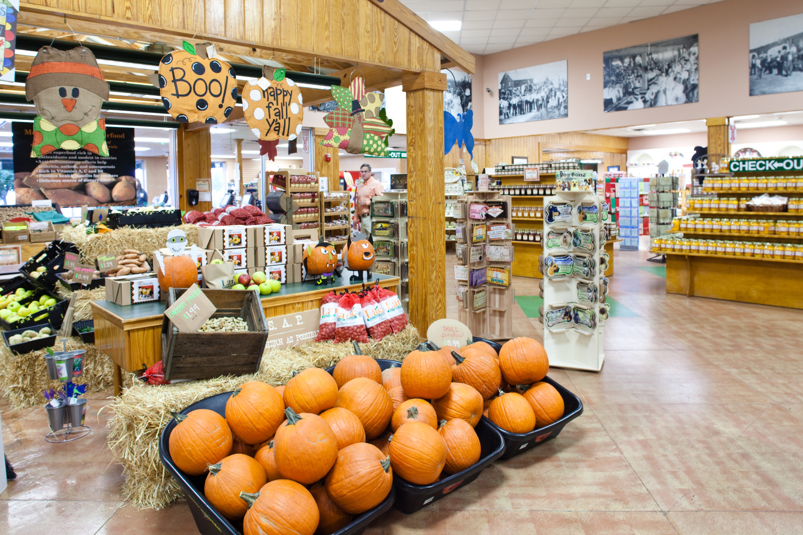 Shop for farm-fresh products at Lane Southern Orchards in Fort Valley, Georgia
