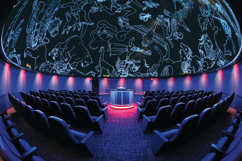 Mark Smith Planetarium at the Museum of Arts and Sciences in Macon, Georgia