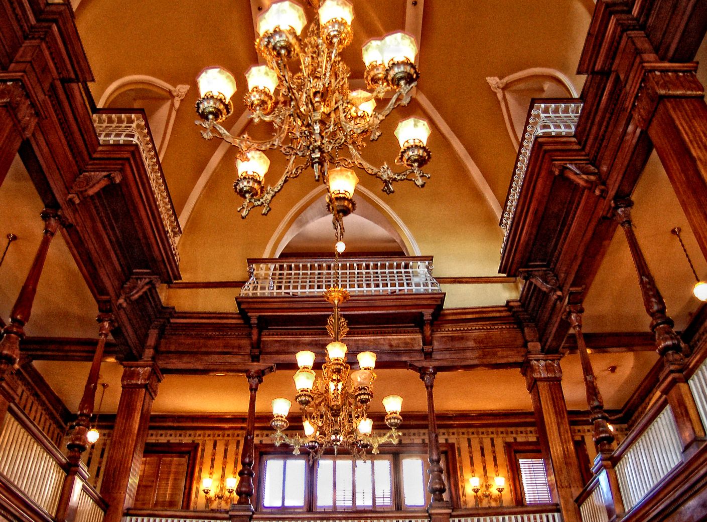 Inside the Windsor Hotel in Americus, Georgia