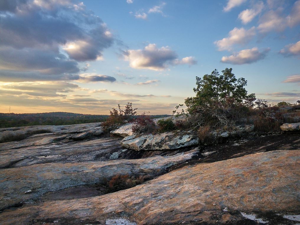 The Arabia Mountain National Heritage Area includes panoramic views, trails, creeks and historic sites. - 65mb via Flickr