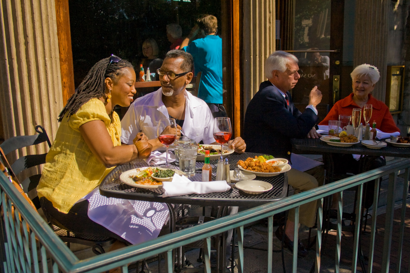 Dining options abound in Athens.