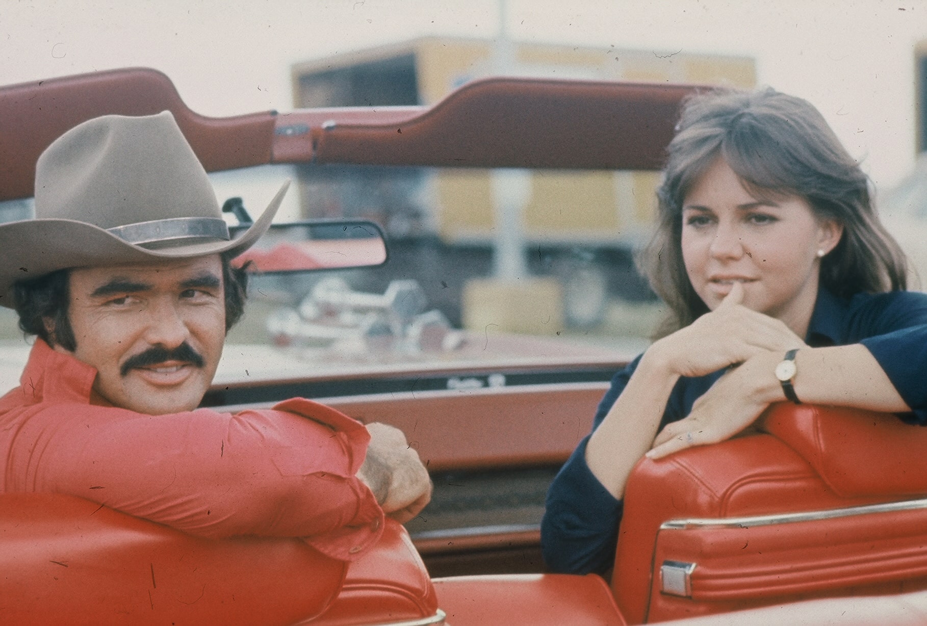 Burt Reynolds and Sally Field in Smokey and the Bandit (1977)
