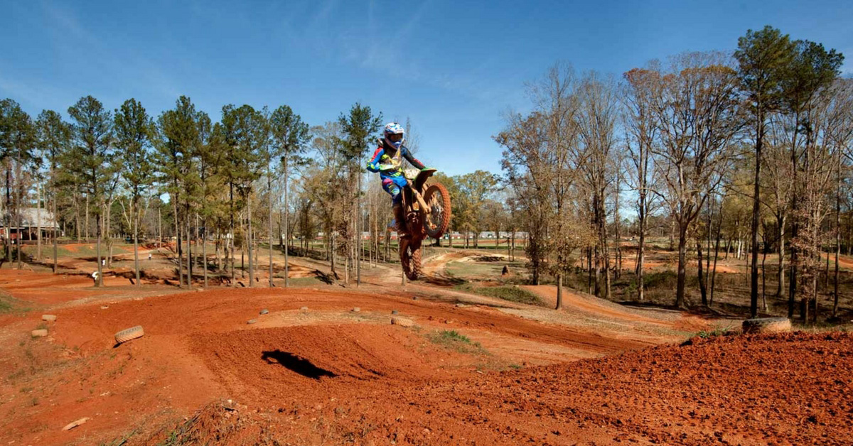 Riding ATVs in Union Point, Georgia