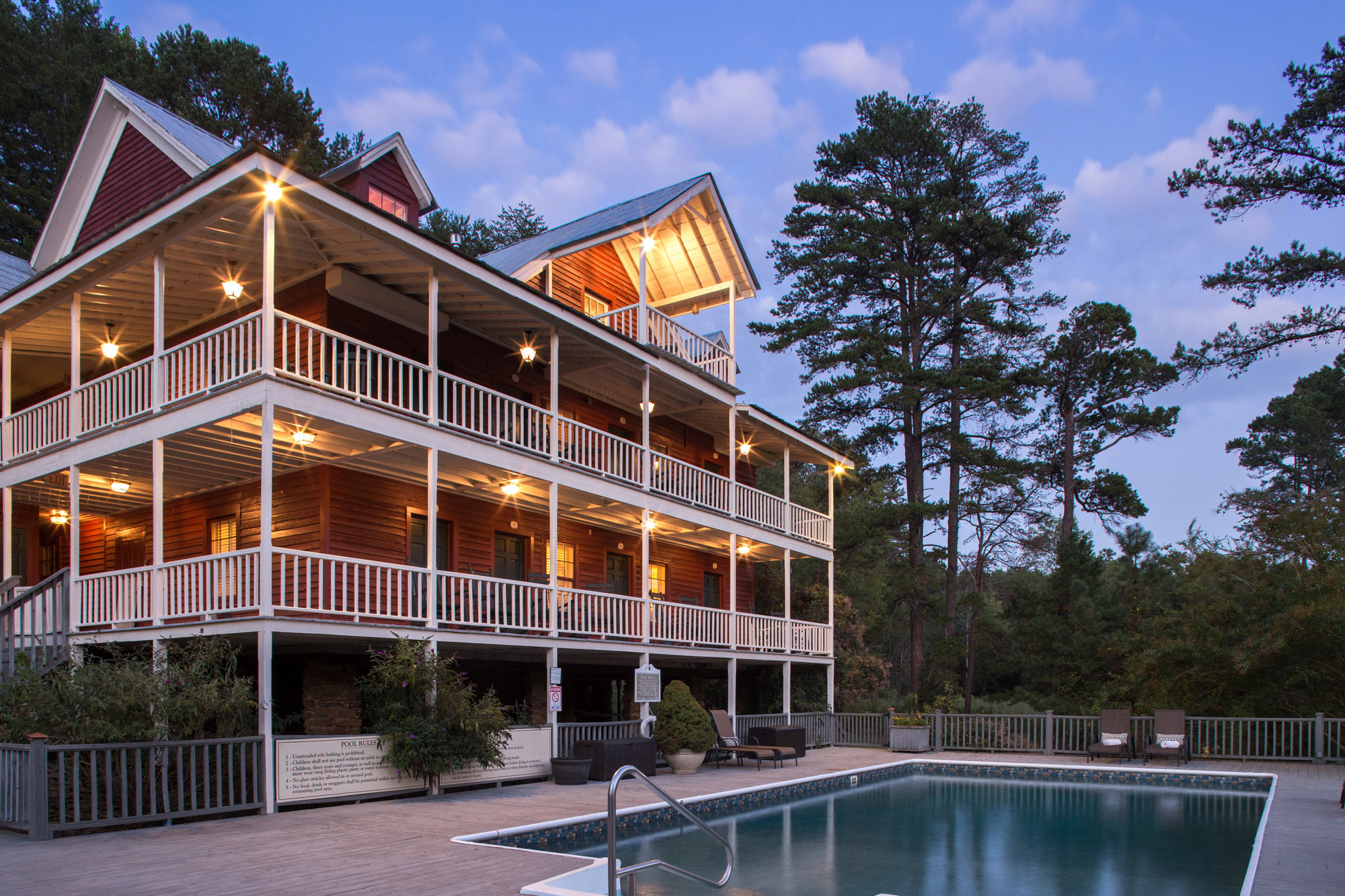 Glen-Ella Springs Inn & Restaurant in Clarkesville, Georgia