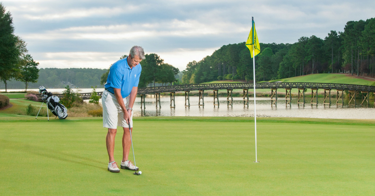 Golfing at Lake Oconee in Greensboro, Georgia