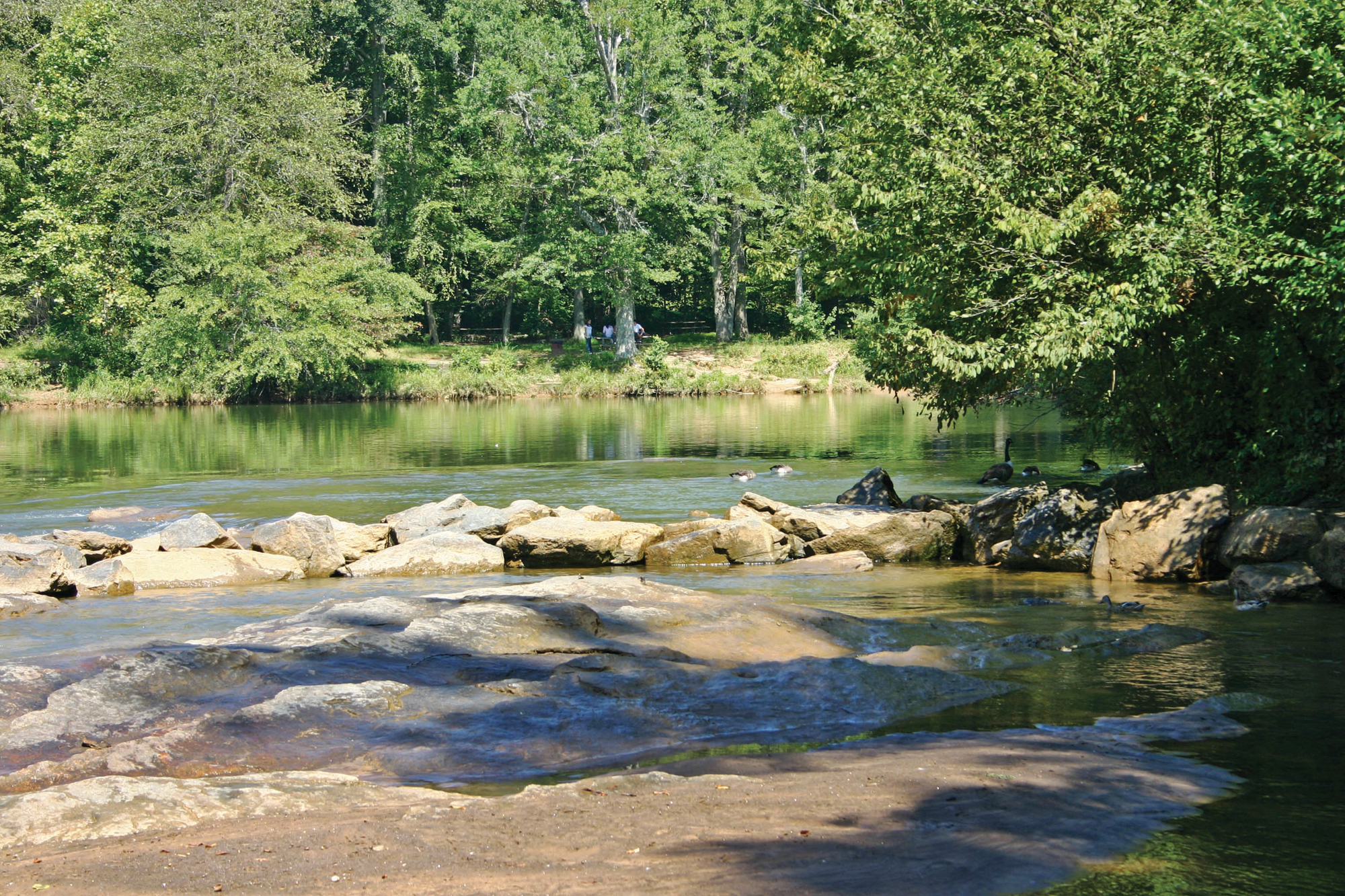 Riverfront at Jones Bridge Park in Norcross, Georgia