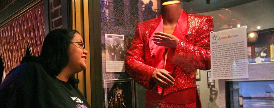 James Brown exhibit at the Augusta Museum of History