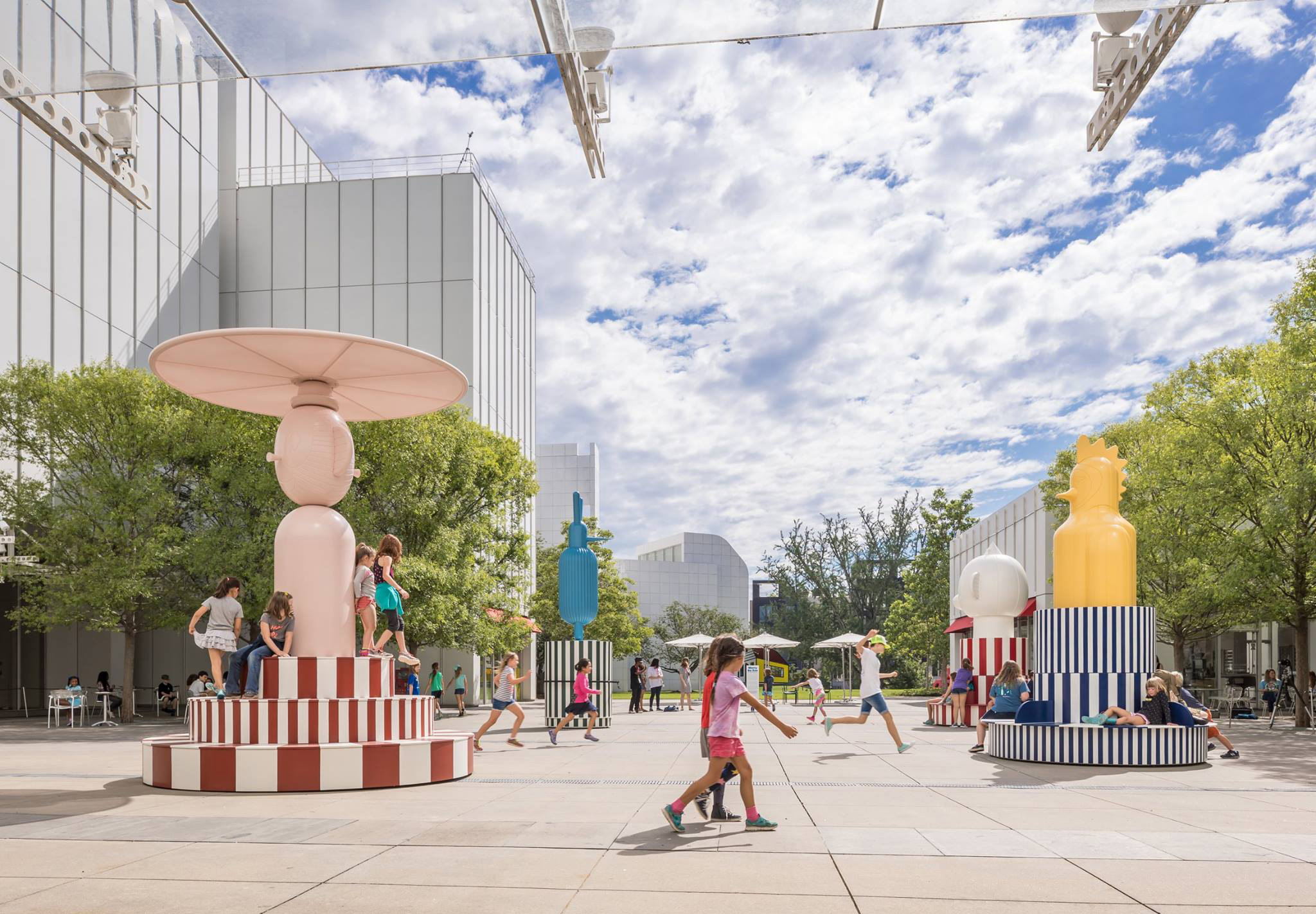 Piazza installation by Spanish designer Jaime Hayon at the High Museum of Art in Atlanta. On display June 24 - Nov. 26, 2017. Photo by Jonathan Hillyer