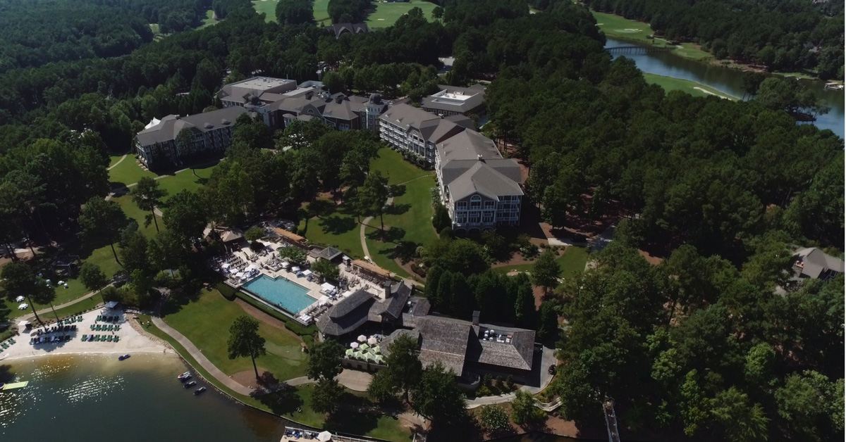 Aerial view of Ritz-Carlton Reynolds, Lake Oconee