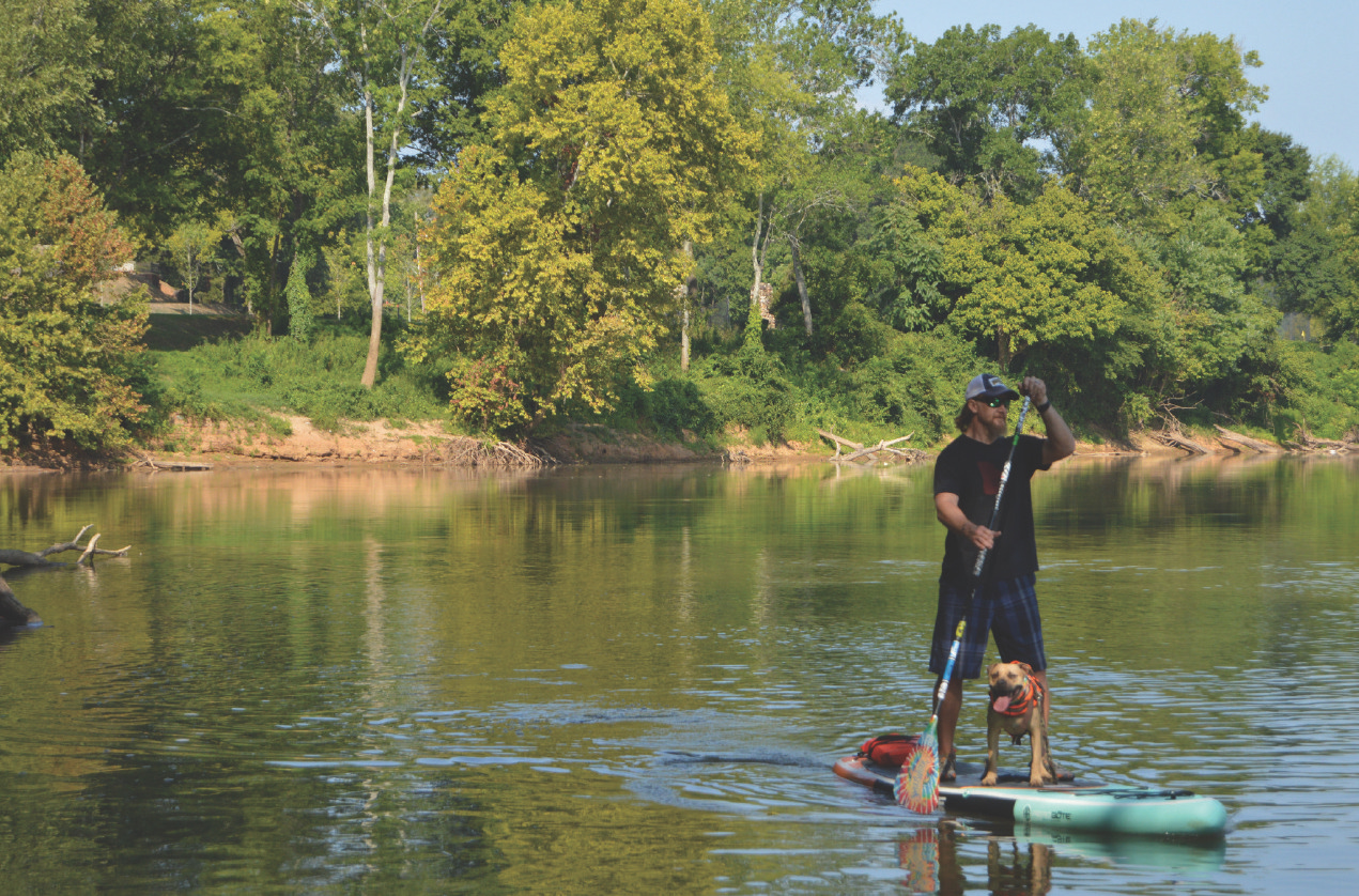 Paddleboarding in Rome, Georgia