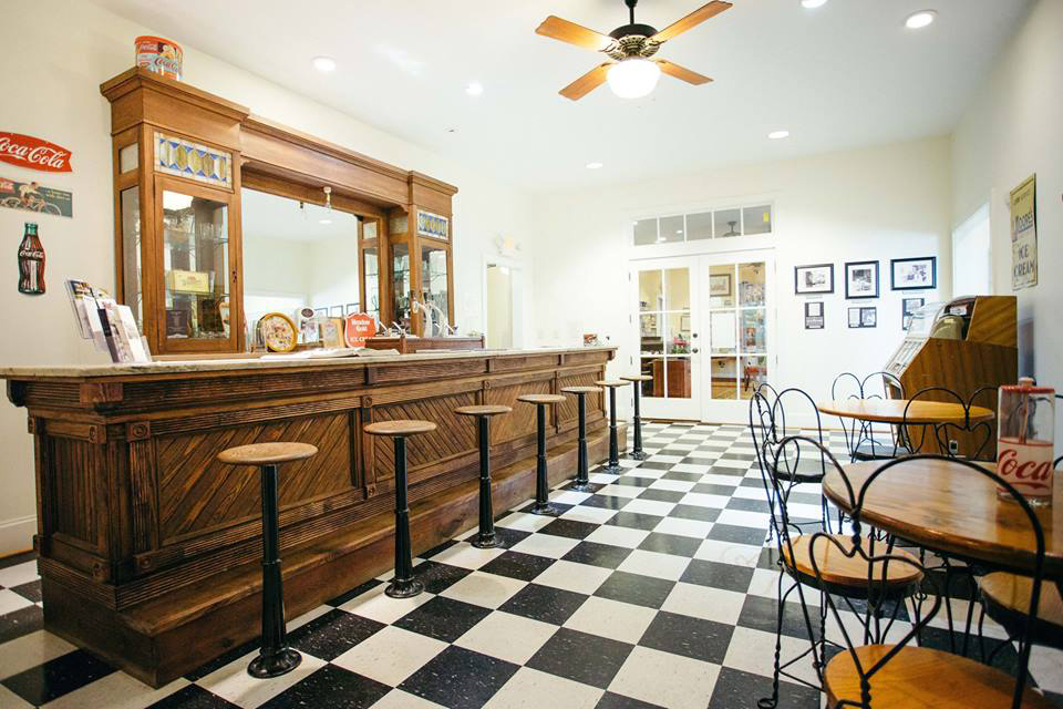 Soda fountain at the Old School History Museum in Eatonton. Photo: The Plaza Arts Center, Facebook