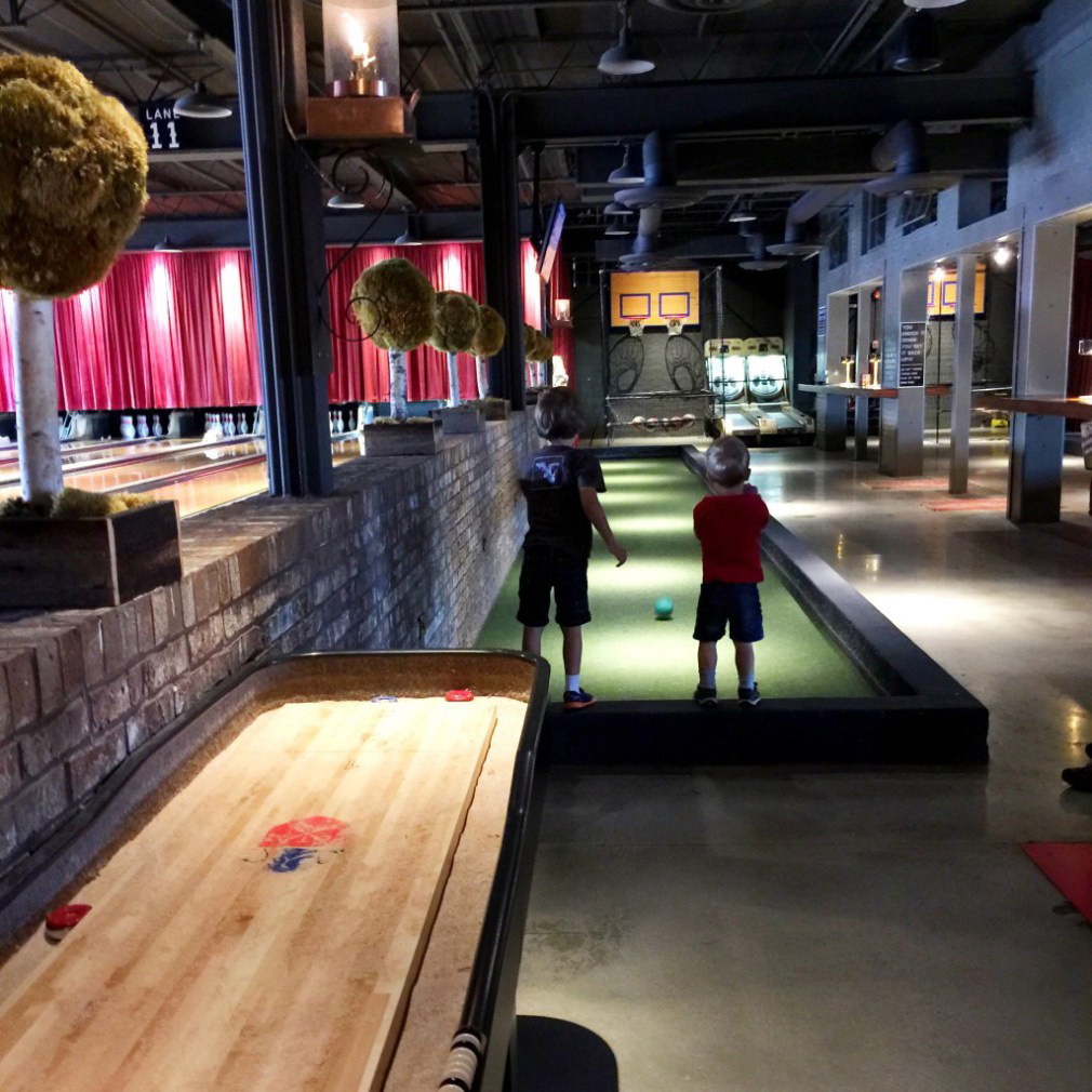 The Painted Pin is kid-friendly on weekends before 5 p.m. Photo by Lesli Peterson
