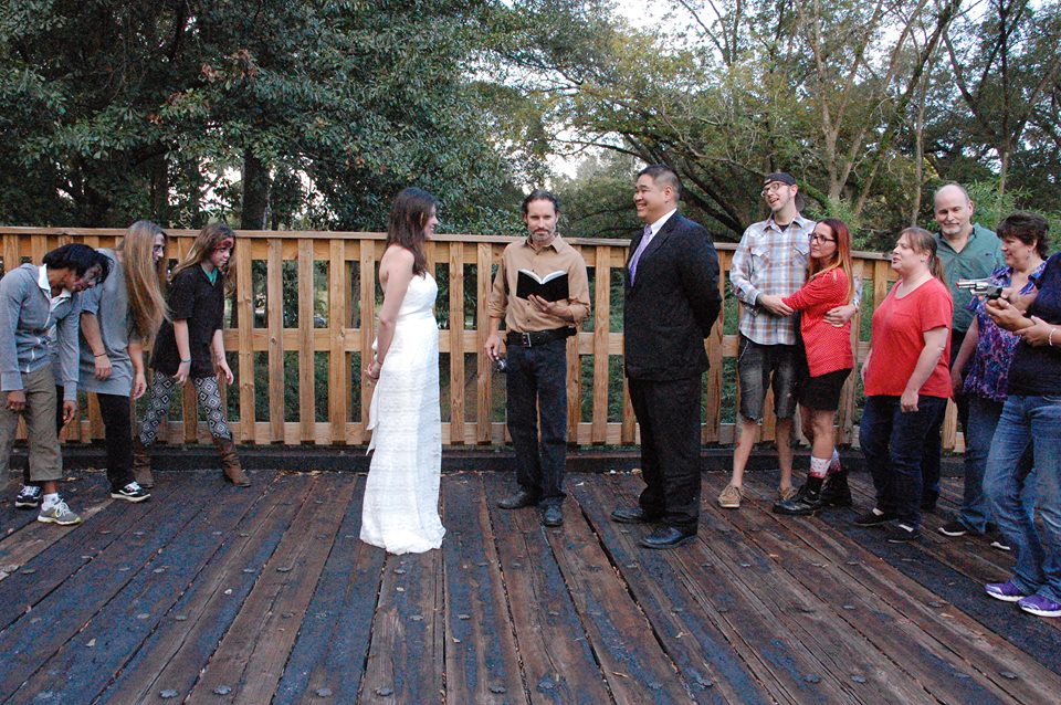 Senoia Rick (Alan Conlan) will provide customized nuptials for your pre-apocolyptic ceremony overlooking Woodbury and Alexandria.
