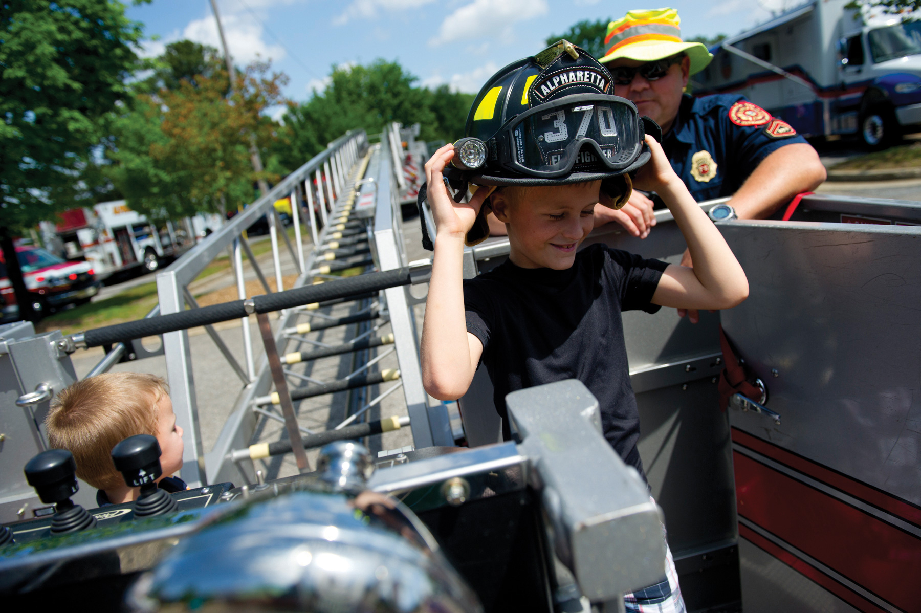 Touch a Truck event in Alpharetta