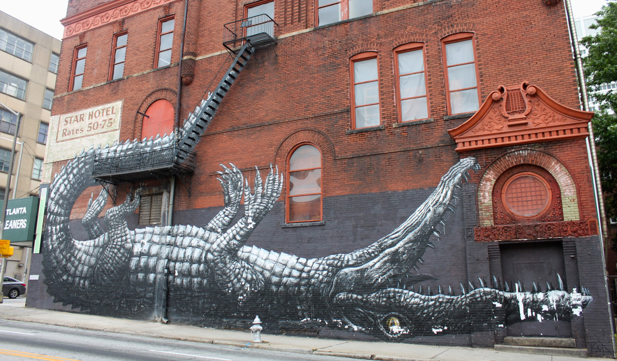 Mural by Belgian artist ROA, located on Mitchell Street in Atlanta - Caroline Eubanks